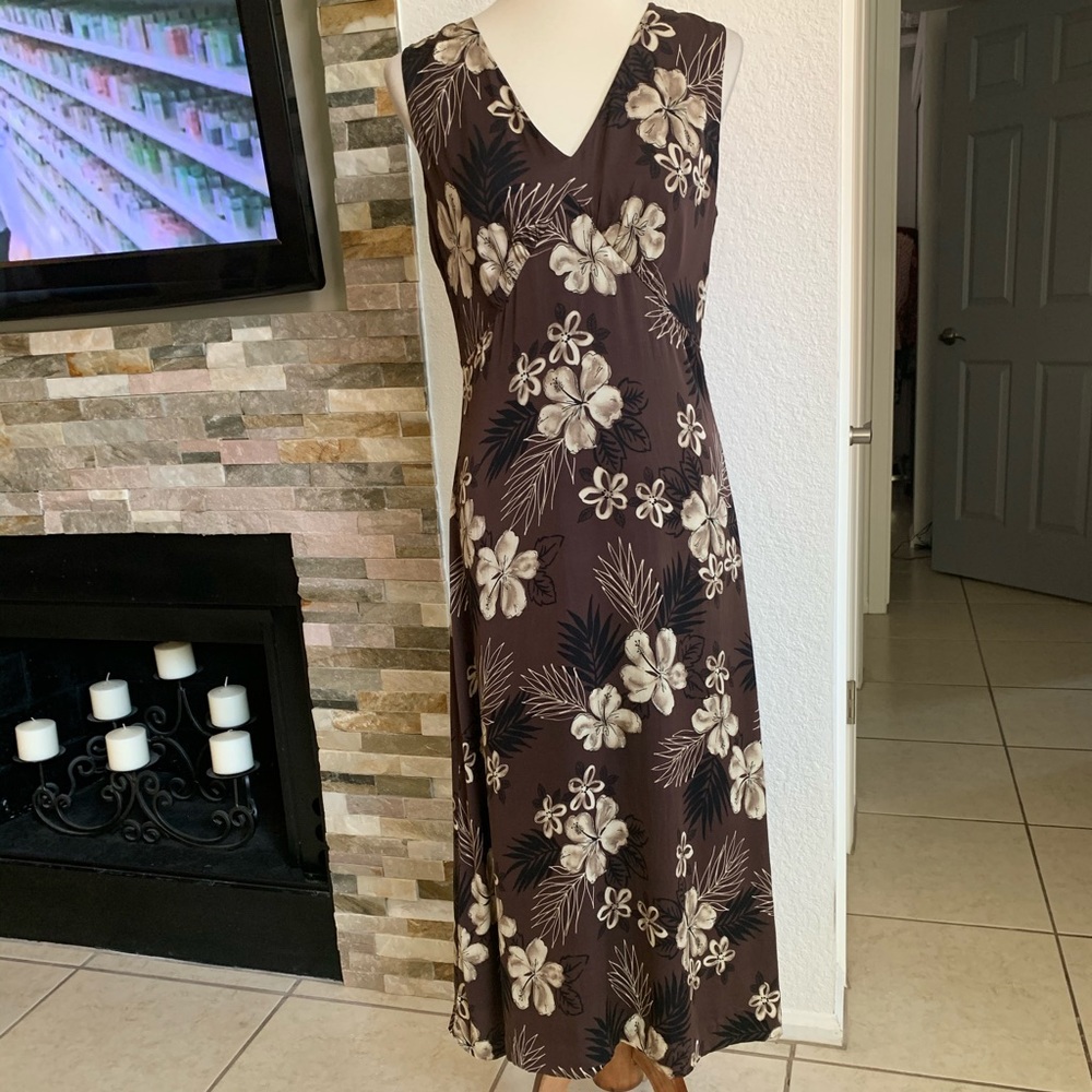 Tommy Bahama Stretch Floral Silk Dress
